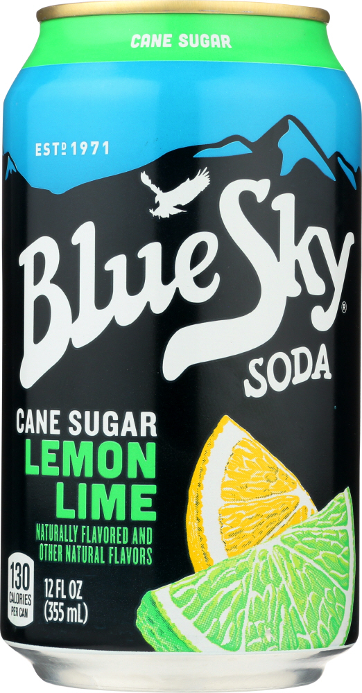 Blue Sky Lemon Lime Can, 12 Fl Oz - 00049000069488
