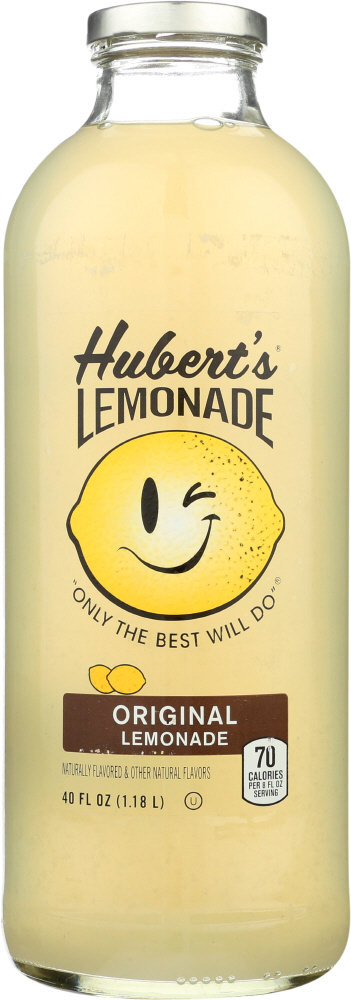 Hubert'S Lemonade Original Glass Bottle, 40 Fl Oz - 00049000070415