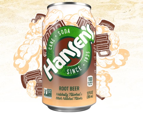 Hansen'S Creamy Root Beer Can, 12 Fl Oz - 00049000070958