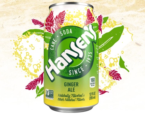 Hansen'S Natural, Soda, Ginger Ale, Ginger Ale - 049000071191