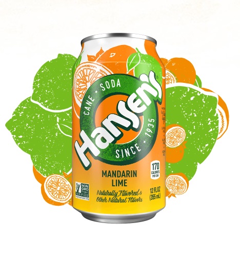 Hansen'S Mandarin Lime Can, 12 Fl Oz - 00049000071290