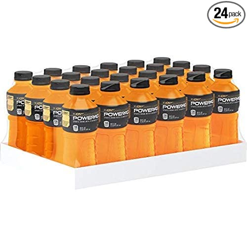  POWERADE, Electrolyte Enhanced Sports Drinks w/ vitamins, Orange, 20 fl oz, 24 Pack  - 049000076455
