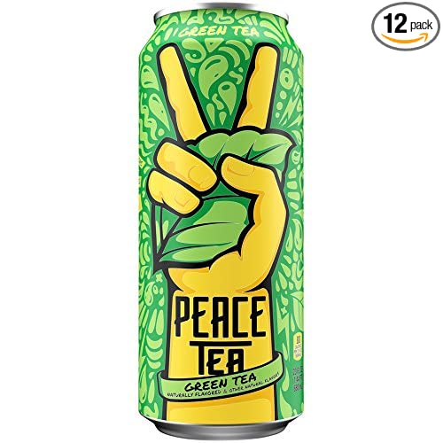 Peace Tea Green Sweet Iced Tea Drinks, 23 fl oz, 12 Pack - 049000170443