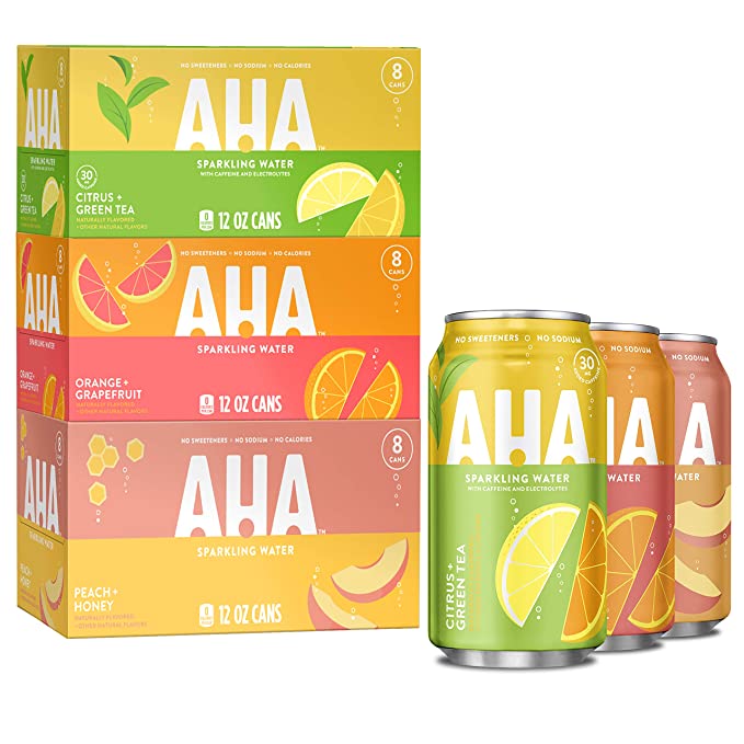 AHA Sparkling Water AHA Sparkling Water Variety Pack, 12 Fl Ounce - 049000543957