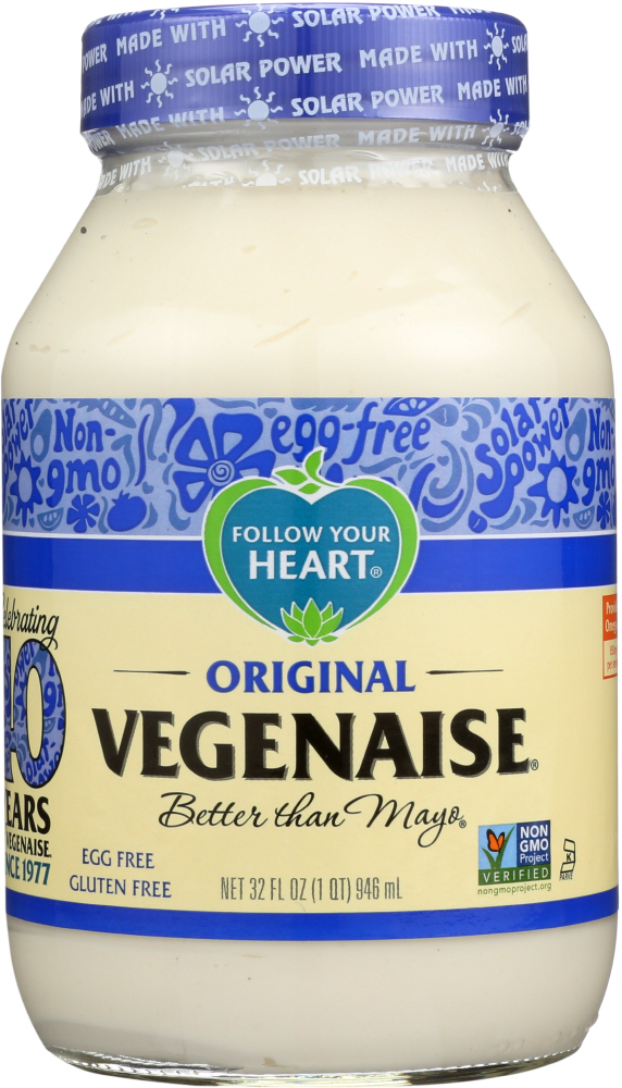 FOLLOW YOUR HEART: Vegenaise Original, 32 oz - 0049568010328