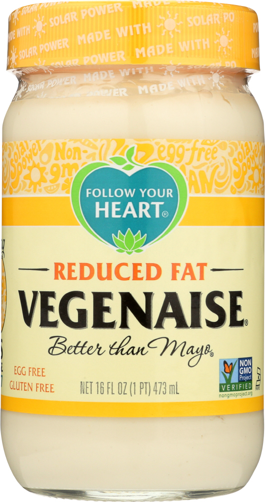 FOLLOW YOUR HEART: Reduced Fat Vegenaise, 16 oz - 0049568200163