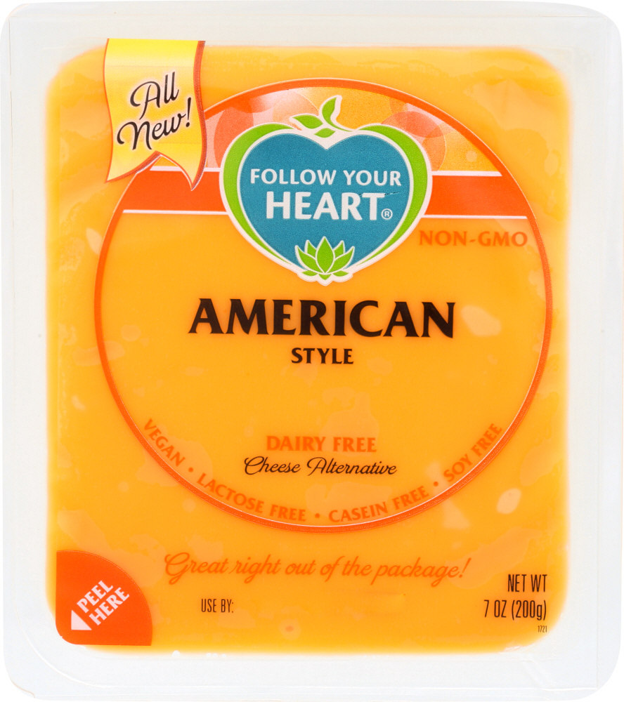 Follow Your Heart, American Style Cheese Alternative - 049568220178