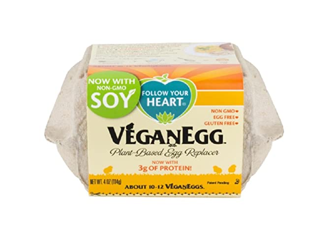  Follow Your Heart VeganEgg, 4-Ounce Carton (Pack of 2)  - 049568460048