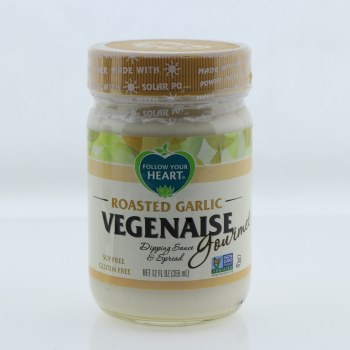 Vegenaise gourmet dipping sauce & spread, roasted garlic - 0049568700120