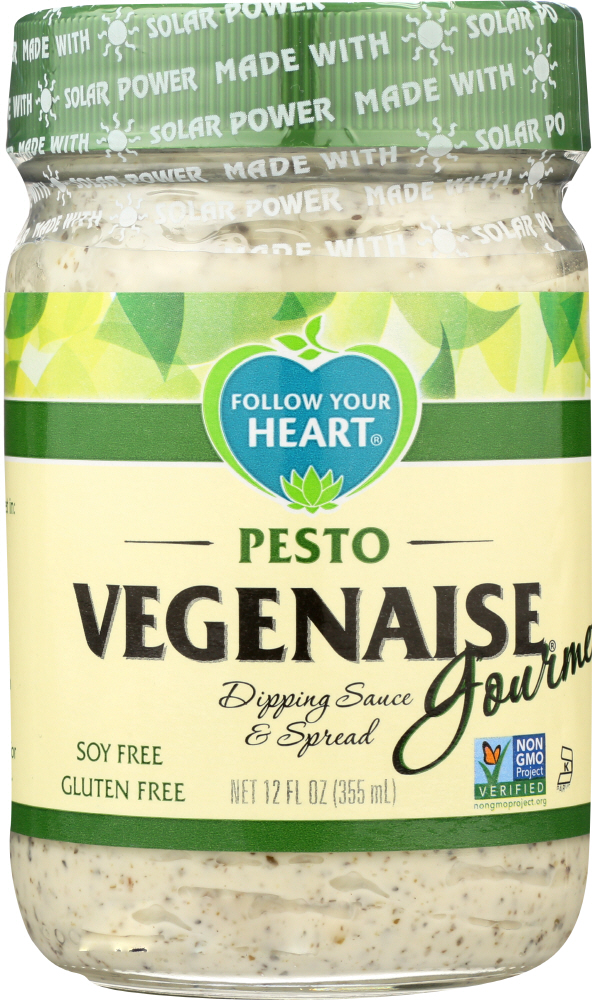 FOLLOW YOUR HEART: Gourmet Pesto Vegenaise, 12 oz - 0049568730127