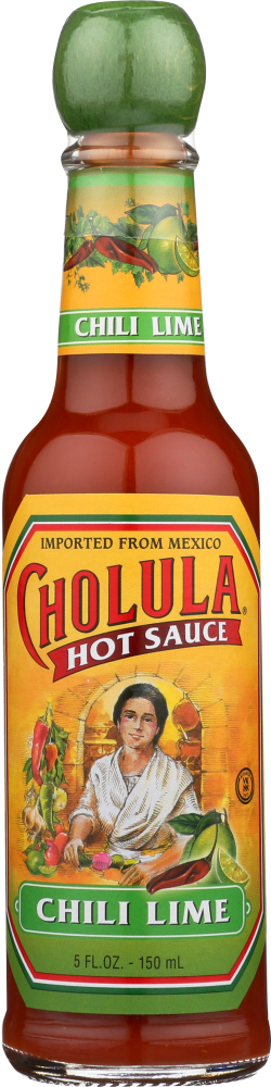 CHOLULA: Chili Lime Hot Sauce, 5 oz - 0049733840118