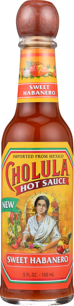 CHOLULA: Sweet Habanero Hot Sauce, 5 oz - 0049733950220