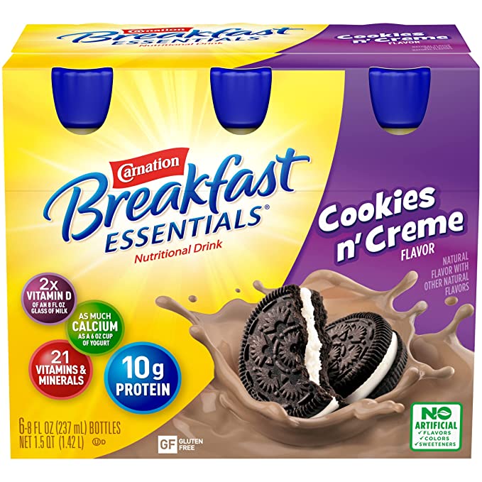  Carnation Breakfast Essentials Ready-to-Drink (Cookies n Cream)  - 050000200184