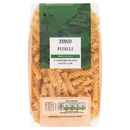 Tesco Fusilli Pasta Twists - 5000119319883