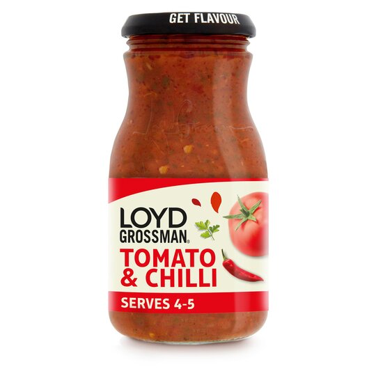 Loyd Grossman Tomato & Chilli pasta sauce - 5000354156700
