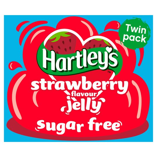 Hartleys Sugar Free Jelly Strawberry 23G - 5000354160943