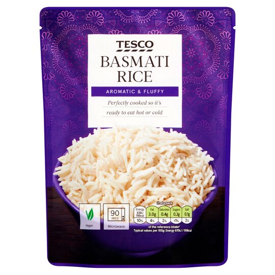 Tesco Microwave Basmati Rice - 5000358218312
