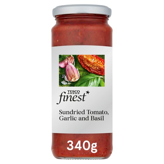 Tesco Finest Sun Dried Tomato Garlic And Basil Sauce 340G - 5000358326642
