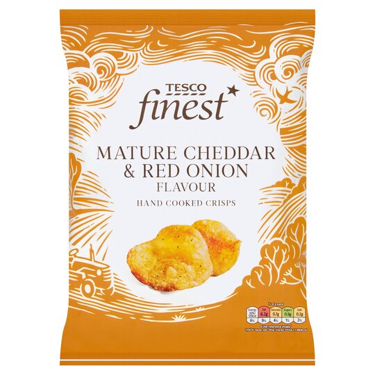 Tesco Finest Mature Cheddar & Red Onion - 5000358776508