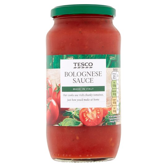 Tesco Bolognese Pasta Sauce Jar 500G - 5000462162617