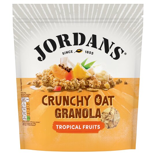 Crunchy Oat Granola Tropical Fruits-Jordans - 5010477346032