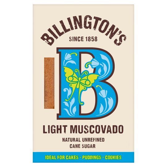 Billington's Light Muscovado Sugar - 5010651001214