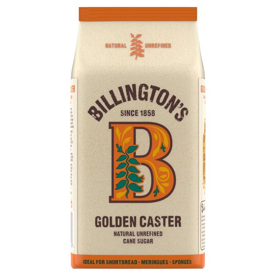 Billington's natural unrefined caster sugar - 5010651001627