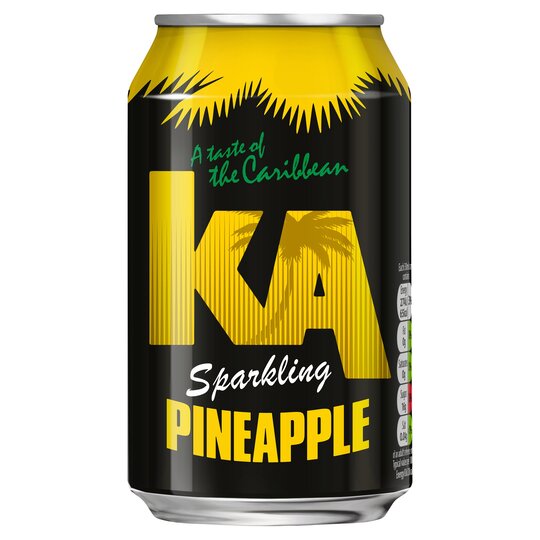 Sparkling Soft Drink, Pineapple - 5010889010125