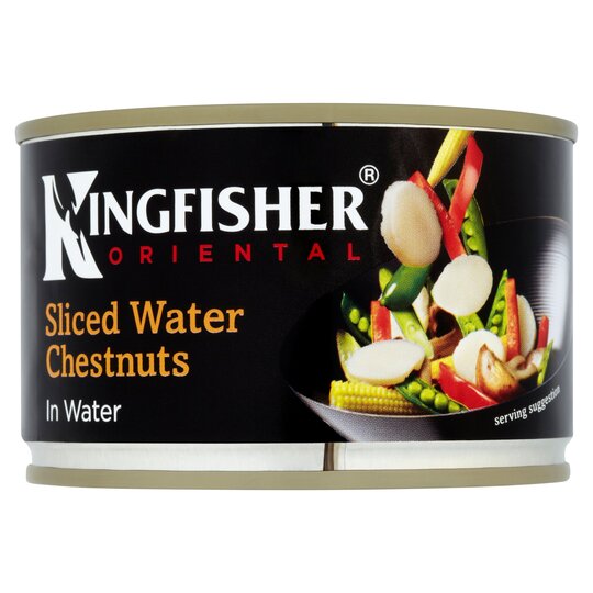 Sliced water chestnuts in water - 5011826420205