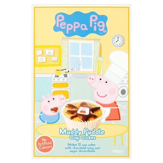 Muddy puddle cup cakes peppa - 5014297401513