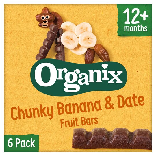 Goodies Banana & Date Fruit Bars 6 x - 5024121423215