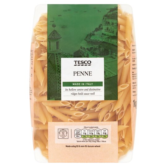 Tesco Penne Pasta Quills - 5031021388971