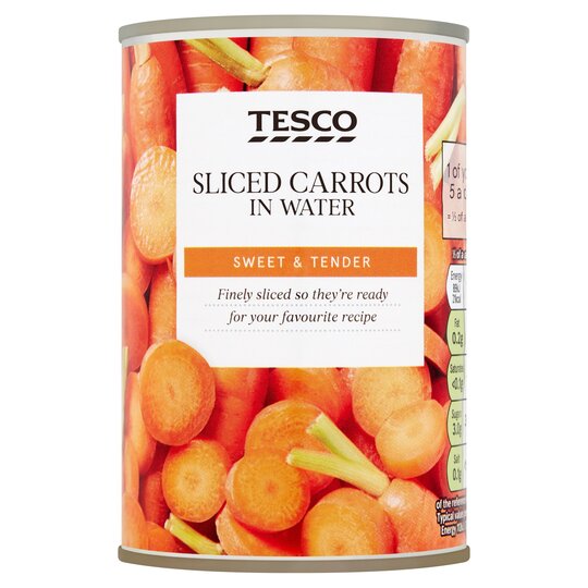 sliced carrots in water - 5031021695543