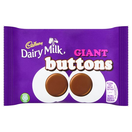 Cadbury buttons chocolate pieces giant - 5034660518679