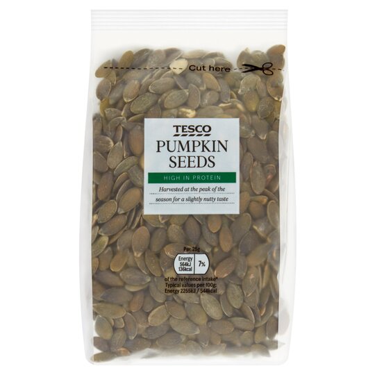 Tesco Wholefoods Pumpkin Seeds 250G - 5052909625346