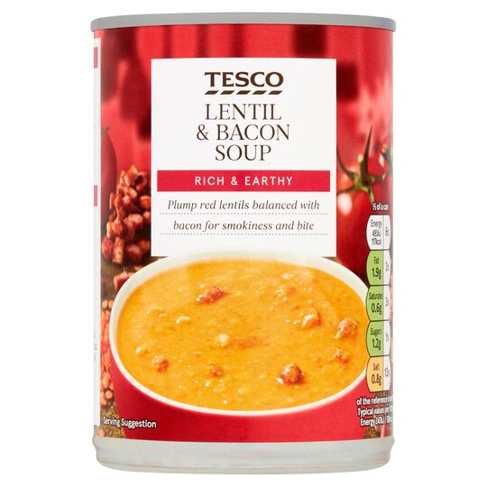 Tesco lentil & bacon soup - 5054268737234