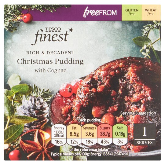 Tesco Finest Free From Christmas Pudding 100G - 5054269413908