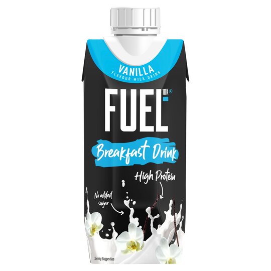FUEL10K High Protein Vanilla Breakfast Milk Drink - 5060201621898