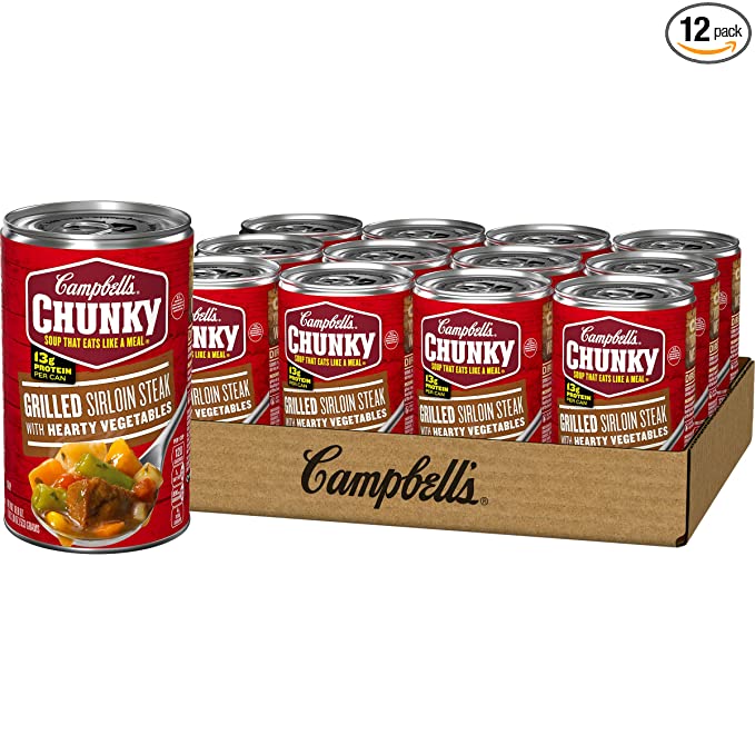  Campbell's Chunky Savory Pot Roast Soup, 18.8 oz. Can (Pack of 12)  - 051000142924