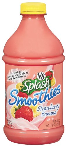  V8 Splash Smoothies Strawberry Banana, 46 oz.  - 051000143310