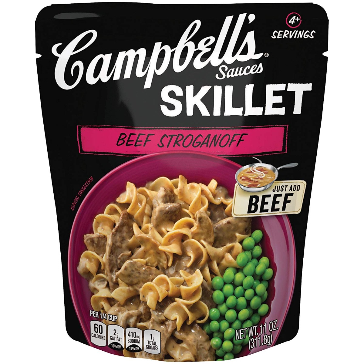 CAMPBELLS: Skillet Sauces Beef Stroganoff, 11 oz - 0051000220660