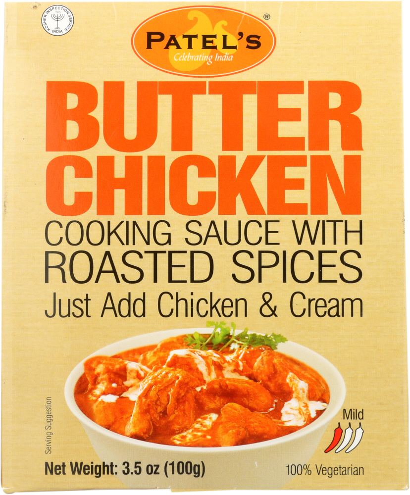 PATEL: Sauce Butter Chicken With Roasted Spice, 3.53 oz - 0051179126701
