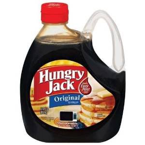  Hungry Jack Microwaveable Bottle Original Pancake Syrup 27.6 oz  - 051500009567