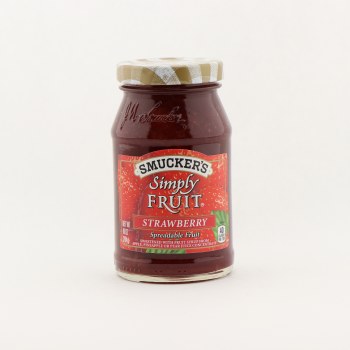 Smucker's Simply Fruit Spreadable Fruit Strawberry - 0051500023259
