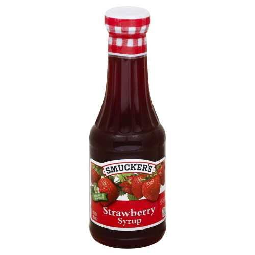 SMUCKERS: Syrup Strawberry Natural, 12 oz - 0051500026854