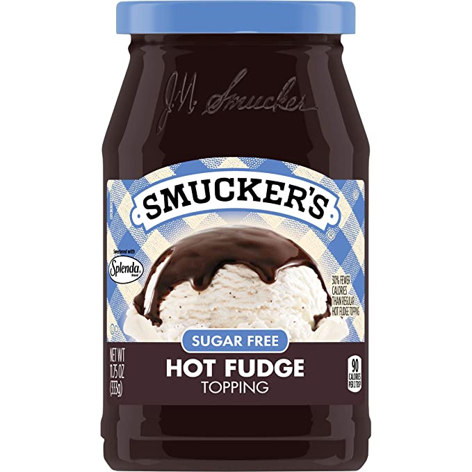  Smucker's Sugar Free Hot Fudge Topping, 11.75 Ounces  - 051500044506