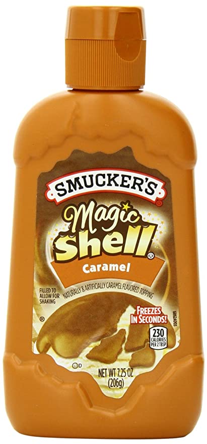  Smucker's Magic Shell Caramel Flavored Topping, 7.25 Ounce [Pack of 4]  - 051500045183