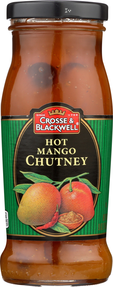 Crosse And Blackwell Chutney - Hot Mango - Case Of 6 - 9 Oz. - 051500286210