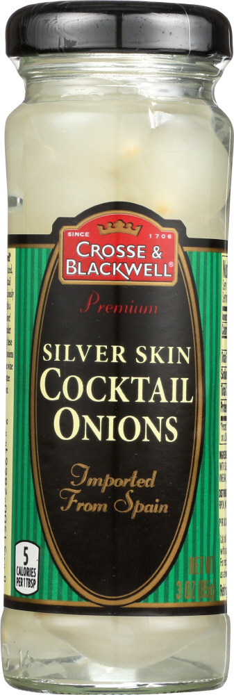 Crosse & Blackwell, Premium Silver Skin Cocktail Onions - 051500286616