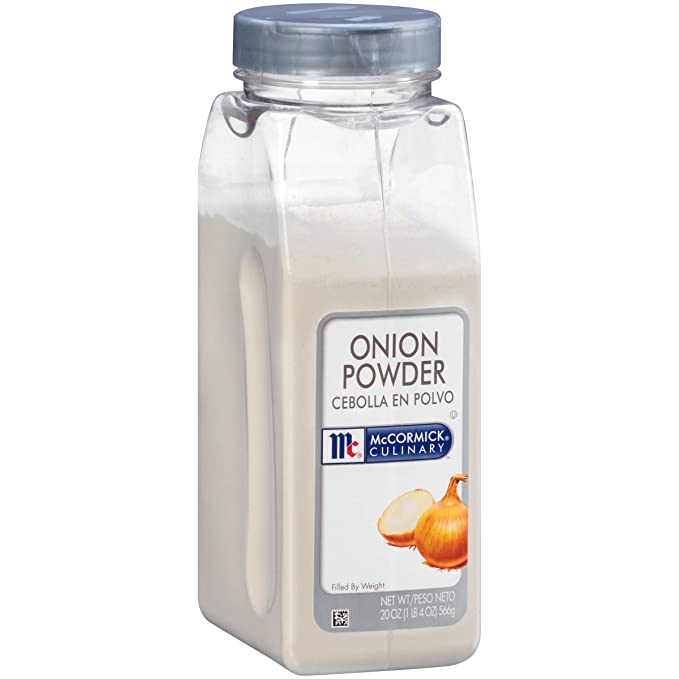  McCormick Culinary Onion Powder, 20 oz - One 20 Ounce Container of Onion Powder Seasoning Made From Real Onions, Perfect for Sauces, Gravies, Soups or Dips  - 052100010526